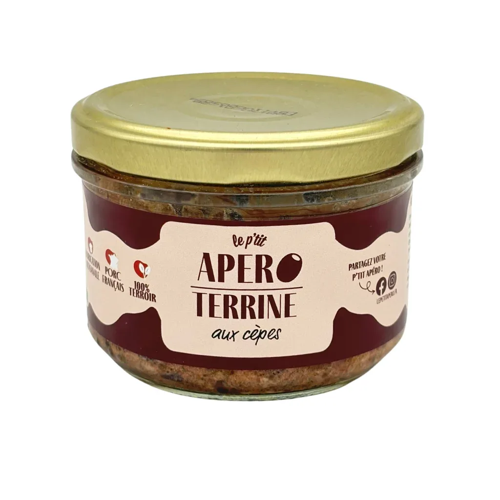 Terrine aux cèpes 180g