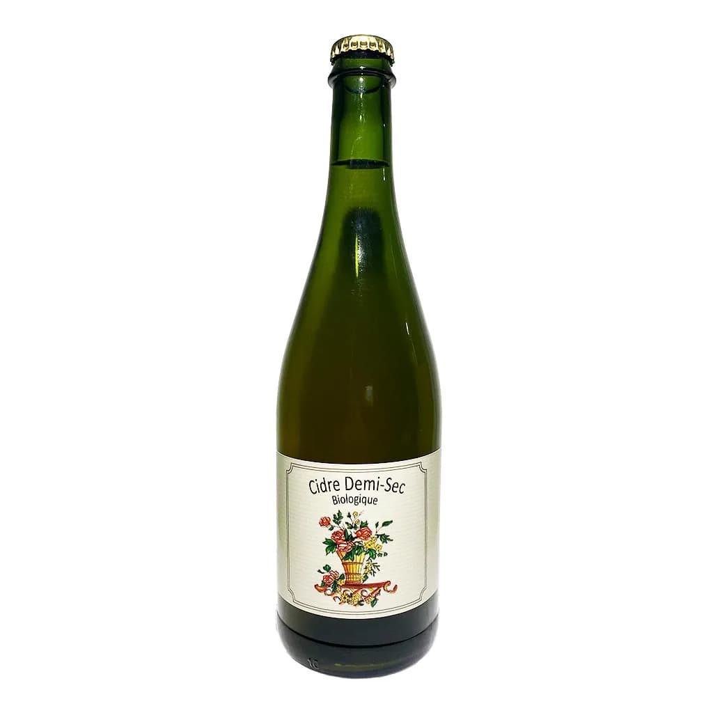Cidre demi-sec bio 75cl