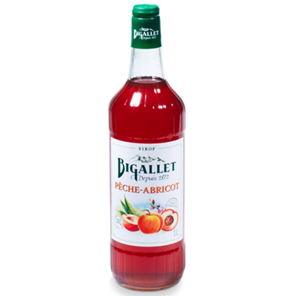 Sirop pêche-abricot 1L