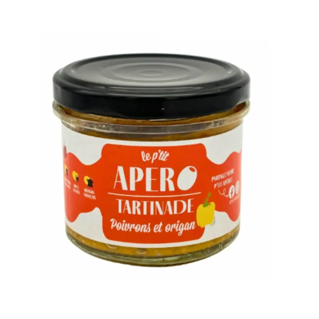 Tartinade poivrons origan 90g