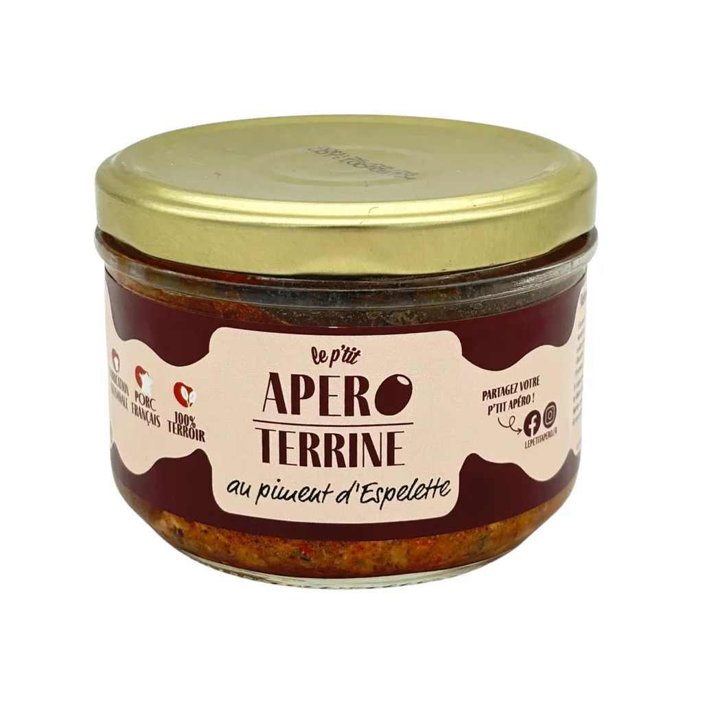 Terrine au piment d'espelette 180g