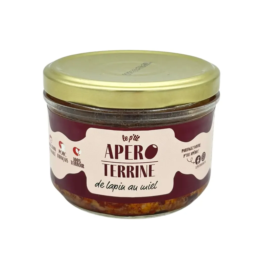 Terrine de lapin au miel 180g