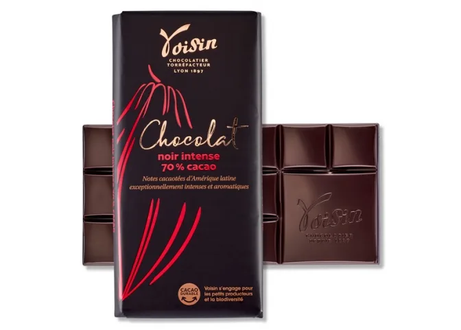 Tablette chocolat noir intense 100g