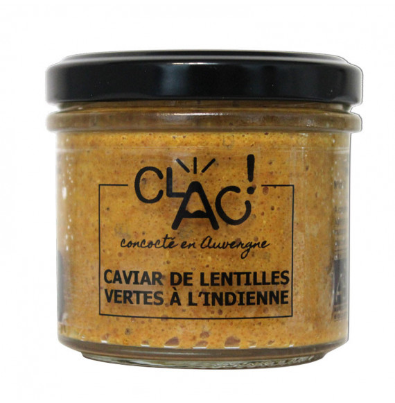 CLAC Caviar de lentilles vertes à l'indienne