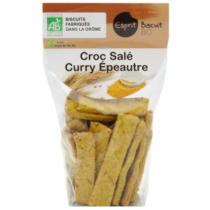 Croc salé curry épautre Esprit biscuit
