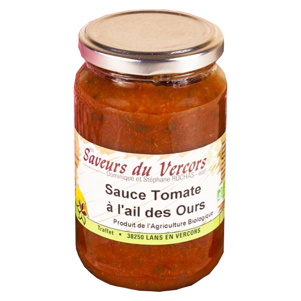 Sauce tomate à l'ail des ours Saveurs du Vercors