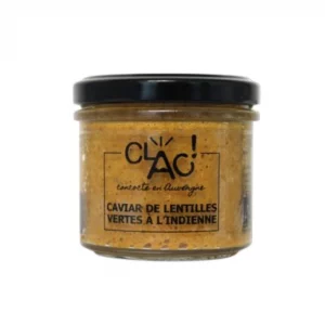 Caviar de lentilles vertes à l'indienne 100g - Clac
