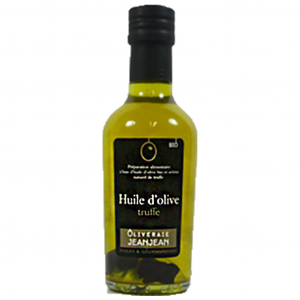 Huile olives truffe 25cl Oliveraie Jeanjean