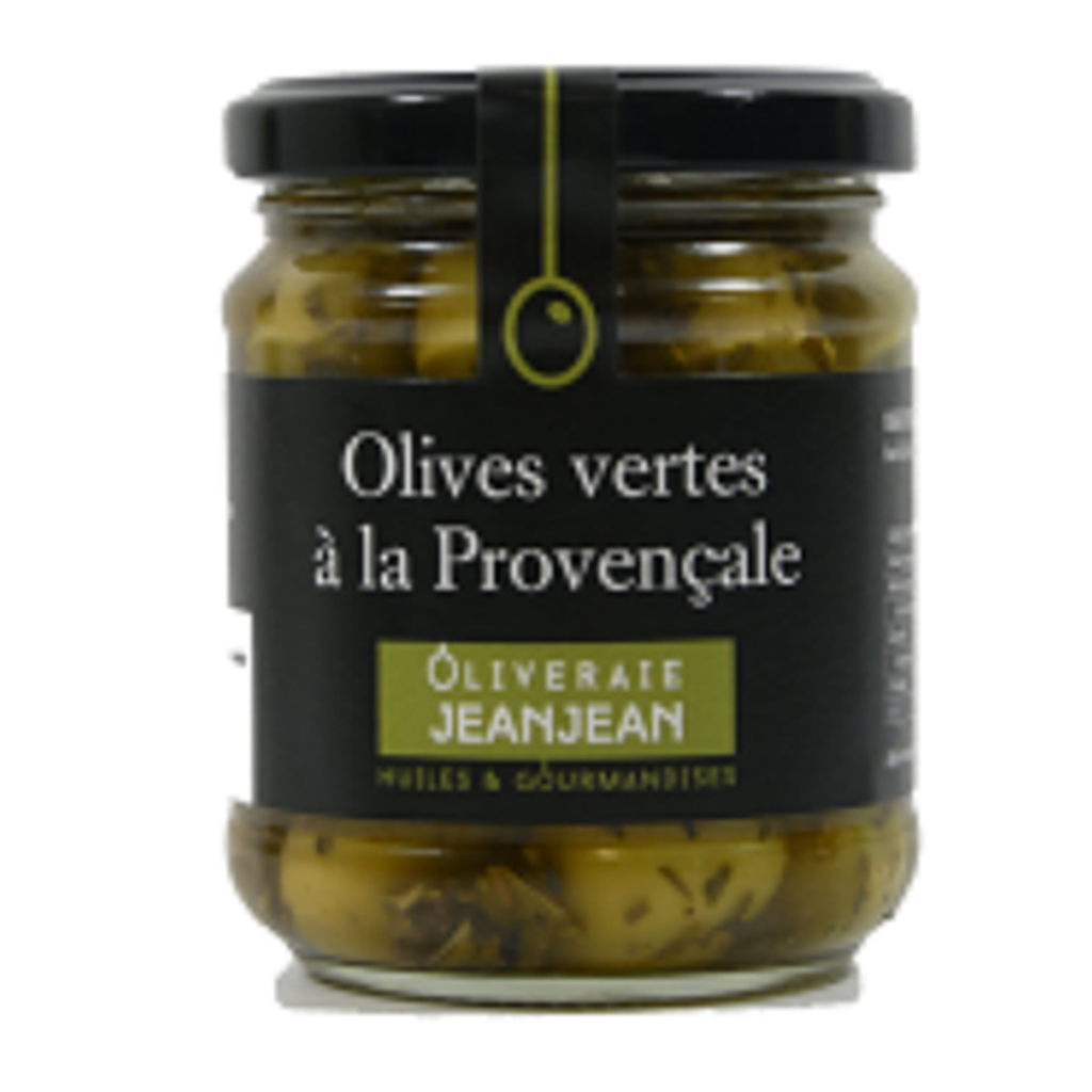 Olives vertes a la provencale Oliveraire Jeanjean