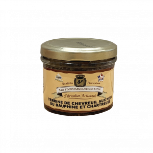 Terrine de chevreuil aux noix et Chartreuse 90g Les Saveurs Lyonnaises
